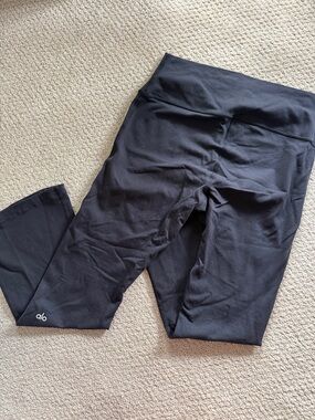 ALO Yoga Black High-Rise Performance Flare Leggings